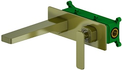 Timo Смеситель для раковины встроенный Torne 4371/02SM антик – фотография-1